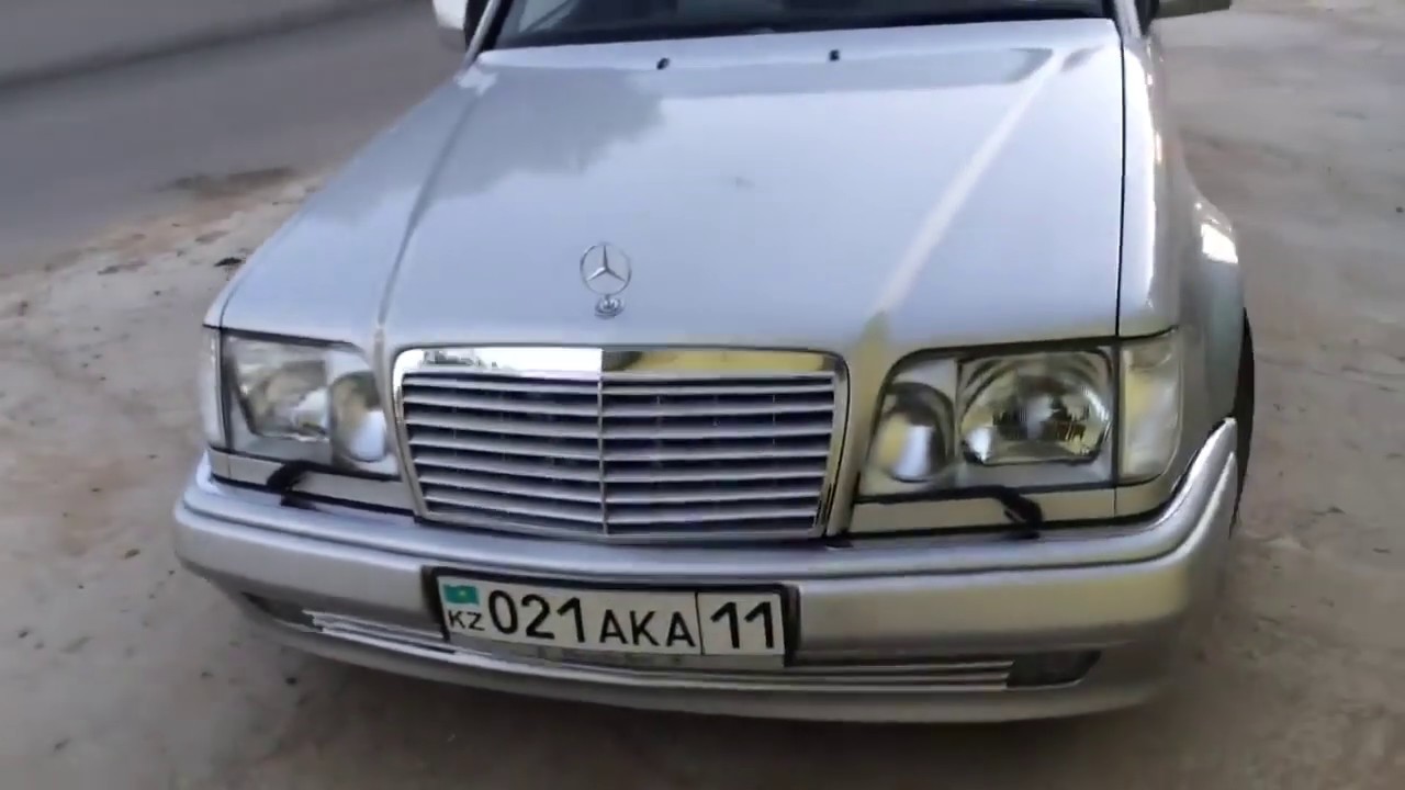 Amazing Nice and Clean Silver Mercedes-Benz W124 E500 from Kazakhstan