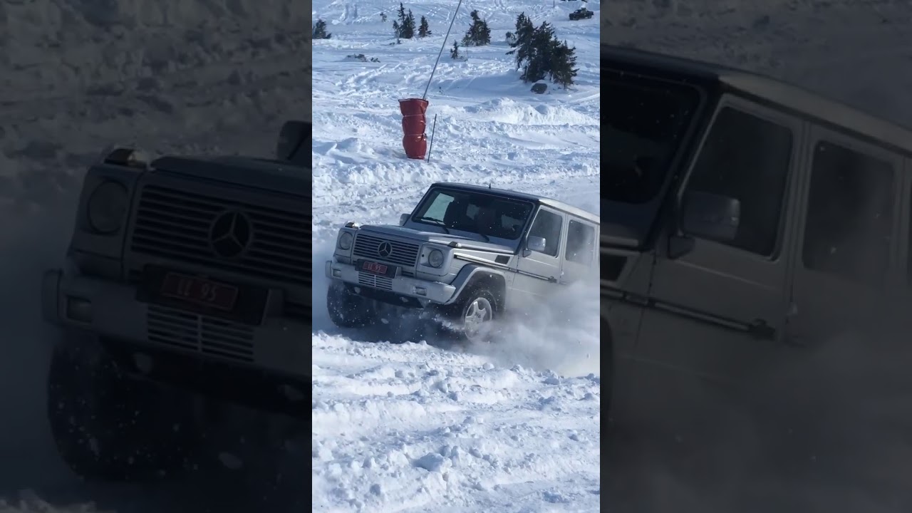 Mercedes-Benz G-Class Up on the Ski Slope