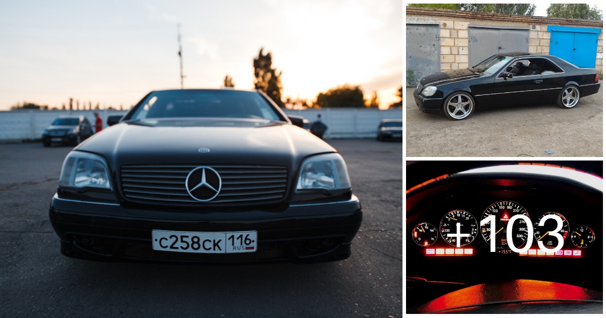 Mercedes CL600 С140 6.0 V12 (106 photos, 8 videos)