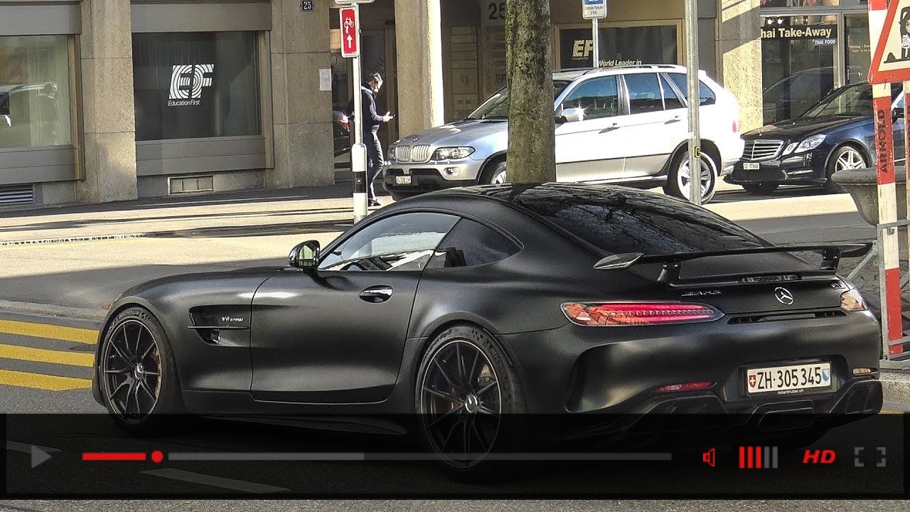 VIDEO: Mercedes-Benz AMG GTR Invasion in Zürich!