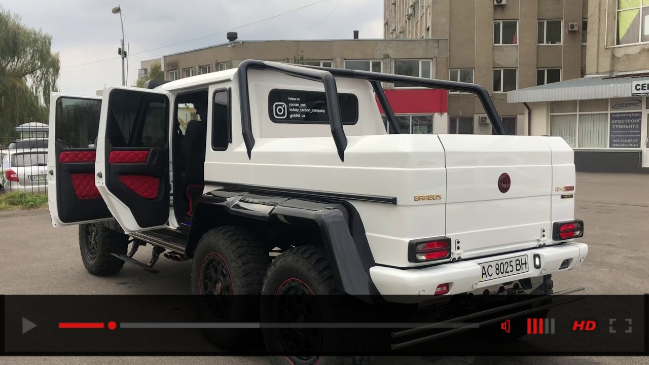 6x6 Mercedes-Benz G63 AMG W463 Brabus G700 Tuning parts replacement/short review