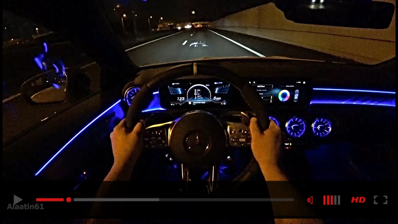 The New Mercedes CLA45 S AMG POV TEST DRIVE at Night 2020/2021 | CLA Class AMG SOUND