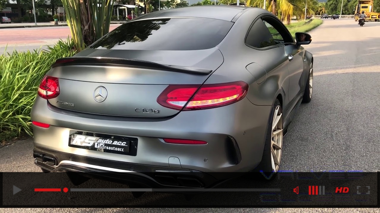 Mercedes-AMG C63 S Coupe w/ ARMYTRIX Valvetronic Exhaust By RS Auto, Aggressive Sounds!