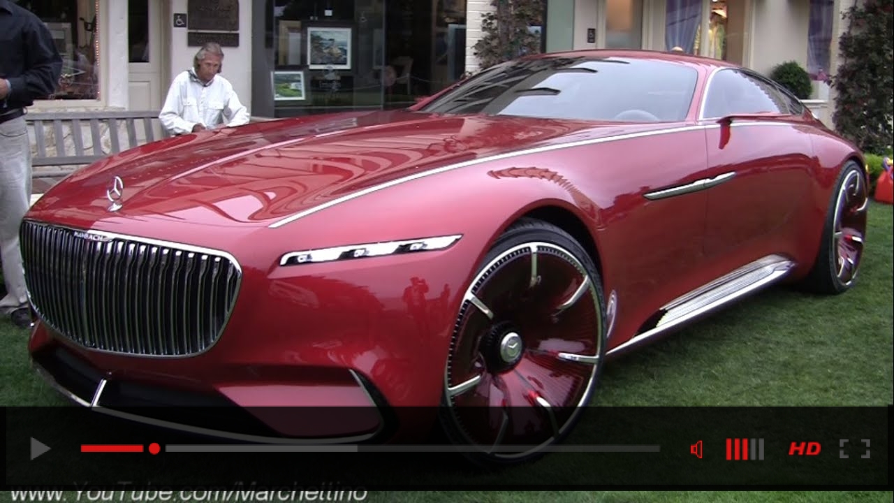 Vision Mercedes-Maybach 6 - Being Driven w/ a Remote!