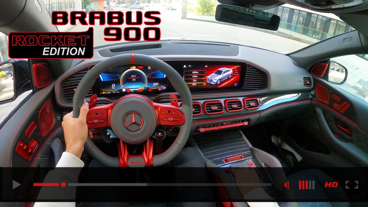 NEW 2022 GLE900 ROCKET BRUTAL DRIVE! CRAZY 900HP GLE BRABUS! Fastest SUV in the World!