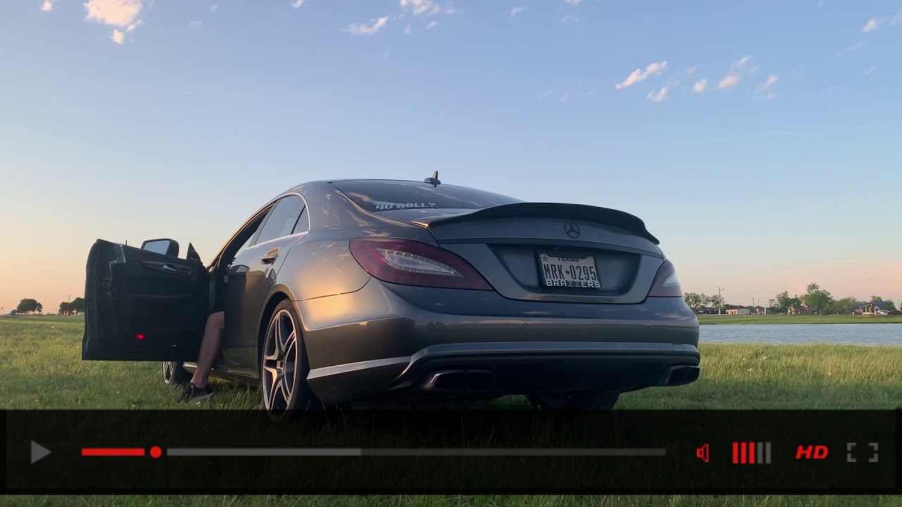 Mercedes CLS63 AMG Catless downpipes, x pipe, and muffler delete, Tuned by Weistec