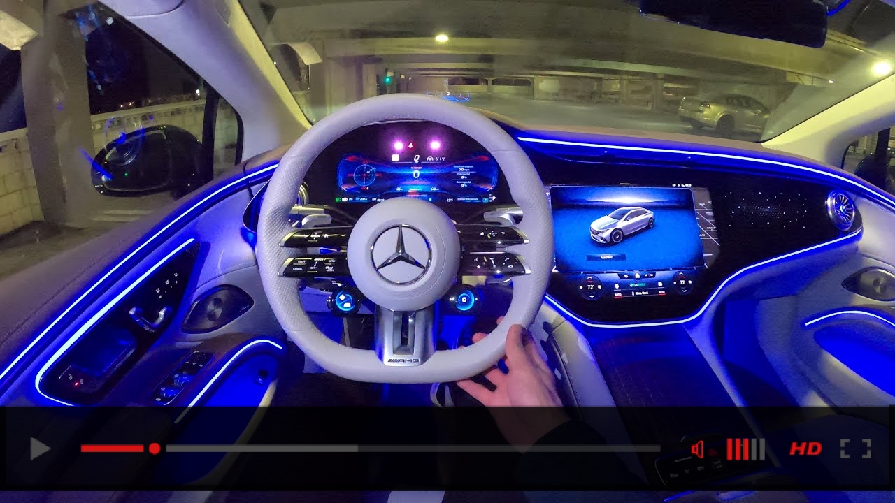2022 Mercedes-Benz 760HP EQS AMG NIGHT DRIVE! New EQS53 POV Interior Ambiente Drive