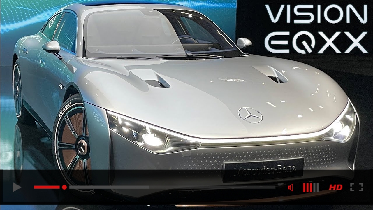 The Future of Mercedes-Benz! 1000km Range 2023 Vision EQXX