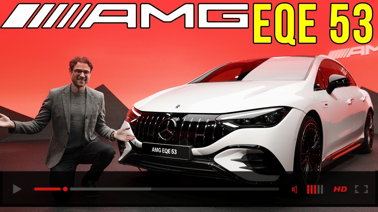 Mercedes EQE 53 AMG Premiere! The E-Class or CLS EV as performance AMG!