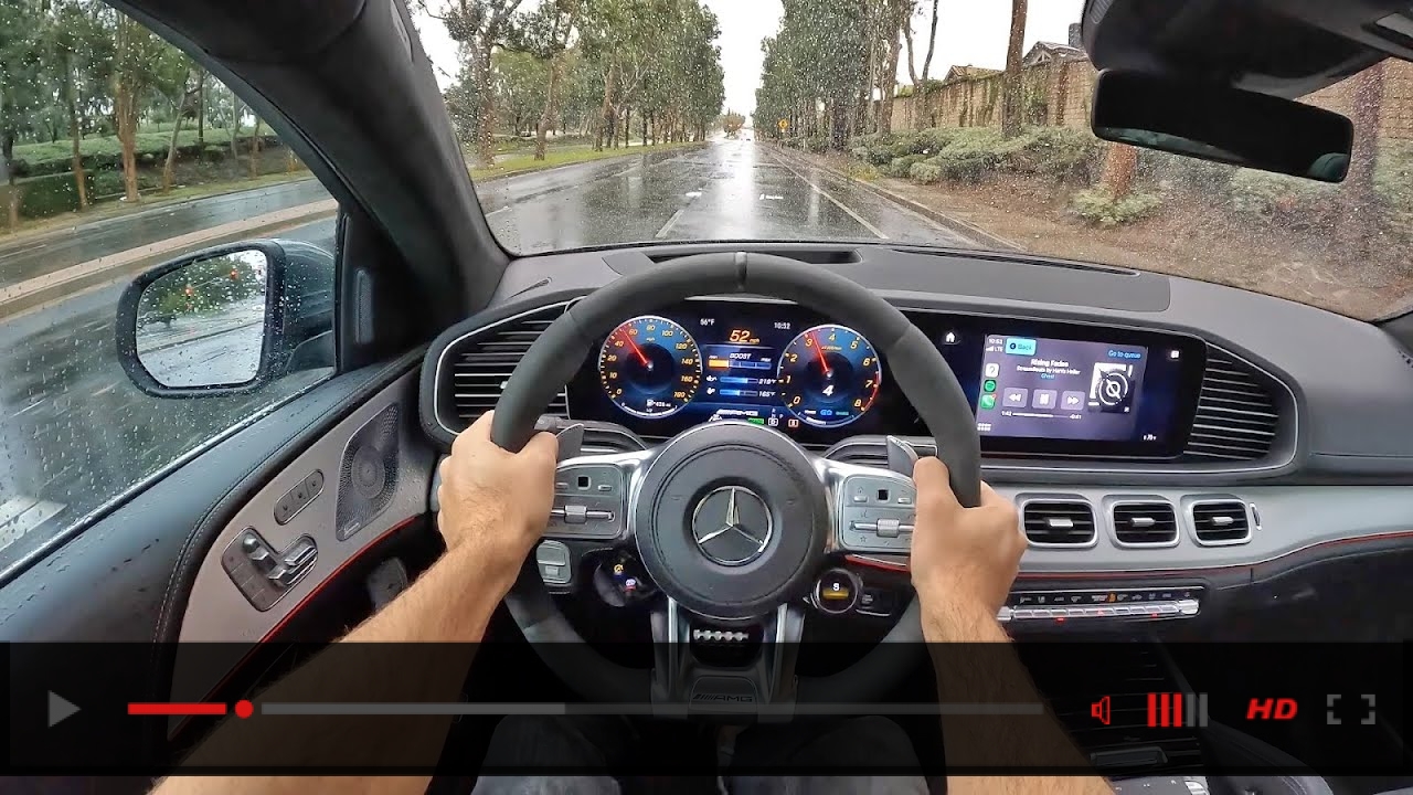 2022 Mercedes-AMG GLE 53 Coupe POV Rain Drive (3D Audio)(ASMR)