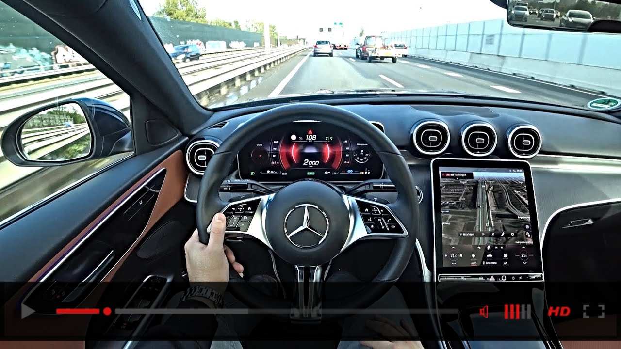 The New Mercedes-Benz C Class 2022 POV Test Drive