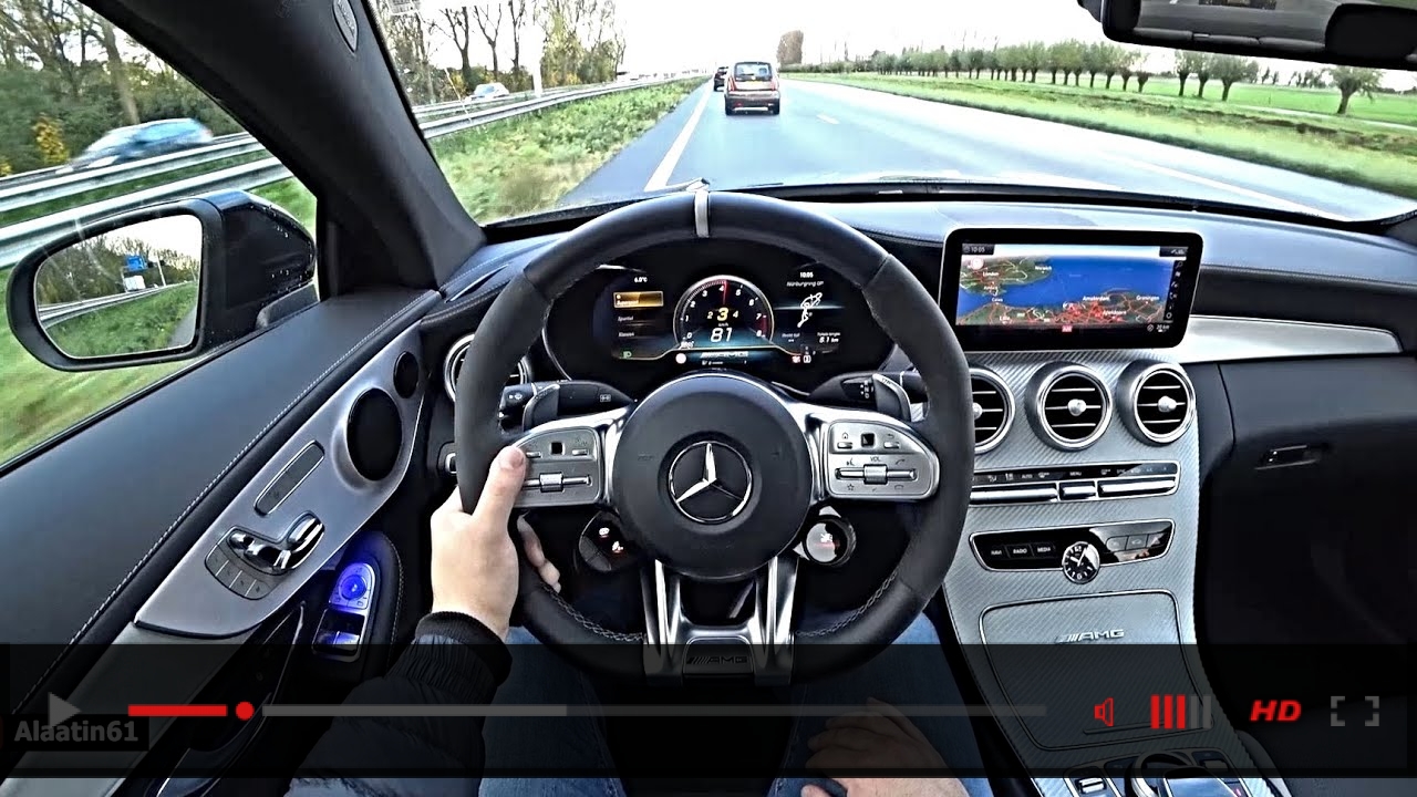 THE NEW MERCEDES C63 AMG S COUPE TEST DRIVE