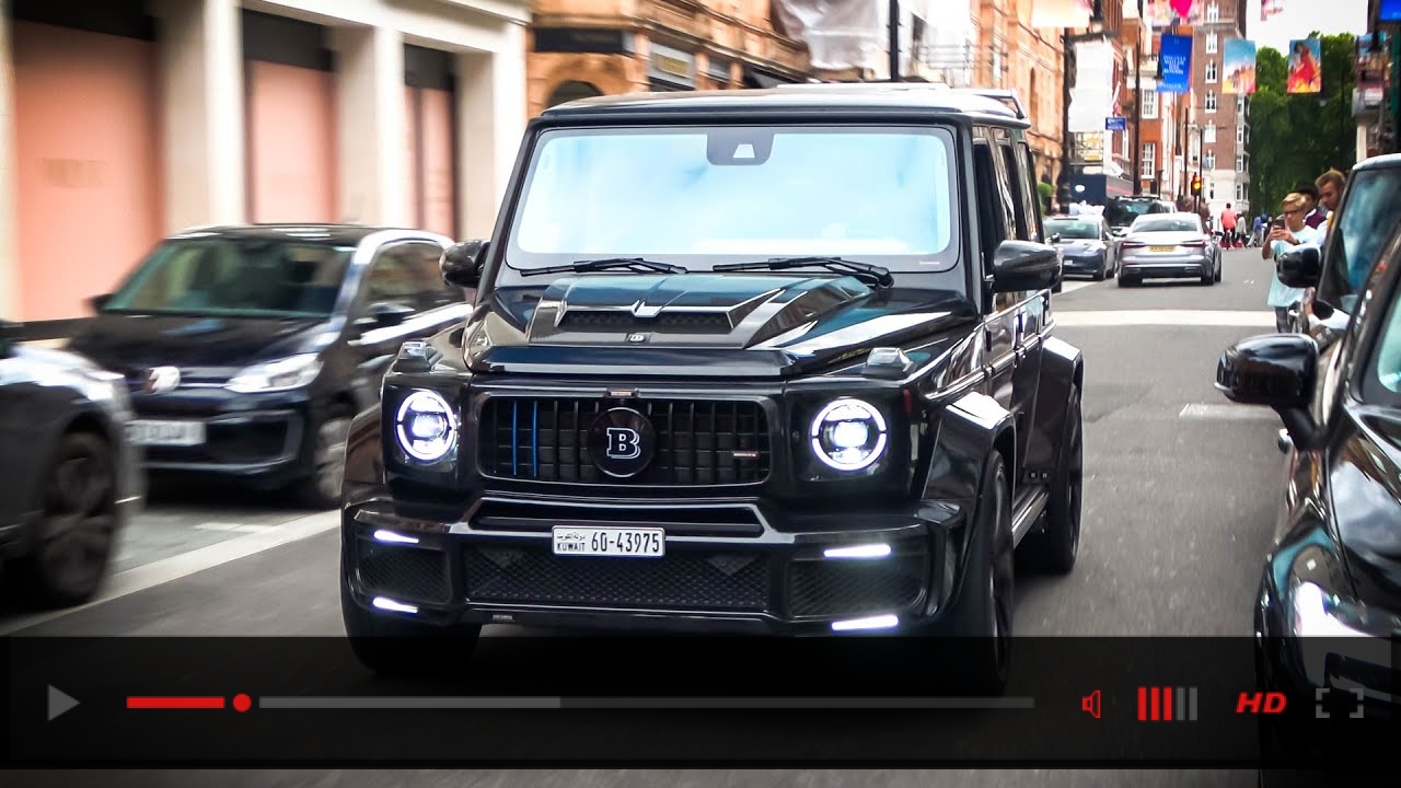 1 of 10 Mercedes-AMG Brabus G V12 900 spotted in London
