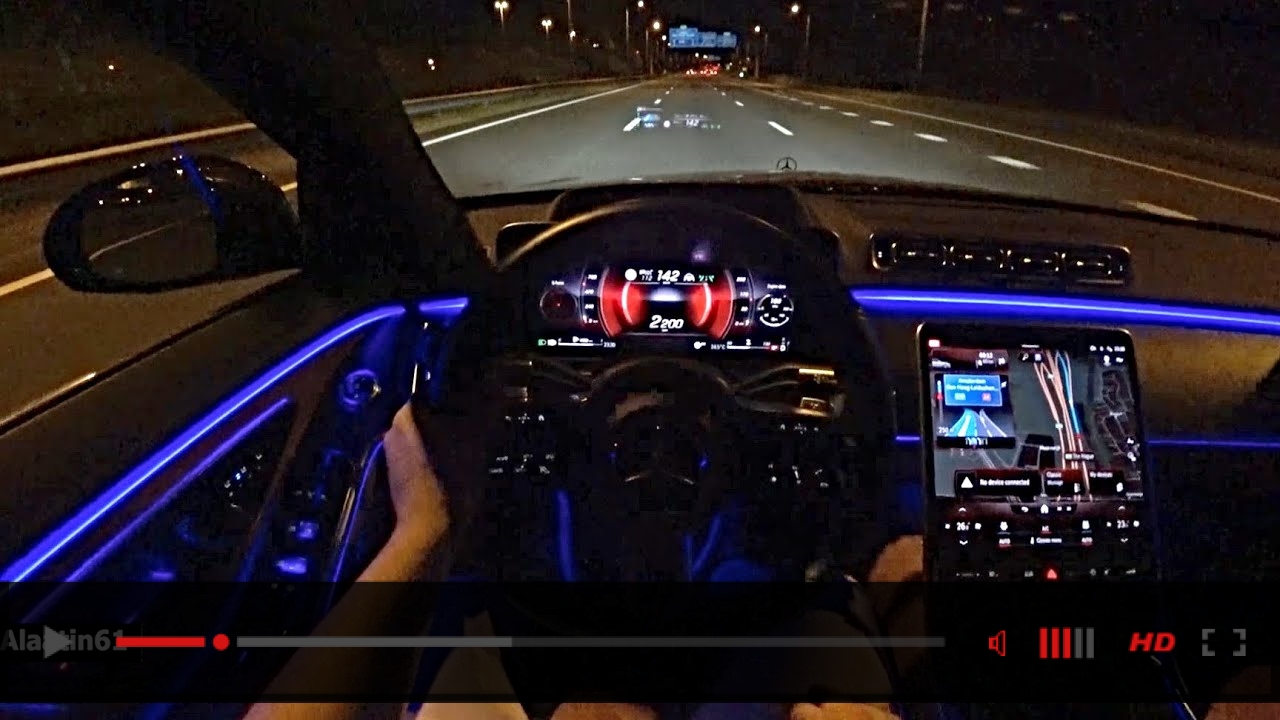 The New Mercedes S Class AMG 2023 Test Drive at NIGHT | Maybach Long?