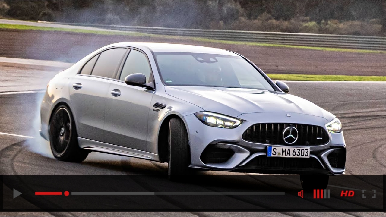 Mercedes-AMG C63 S E Performance 2023 | DRIFT, BOOST Function & Race Track