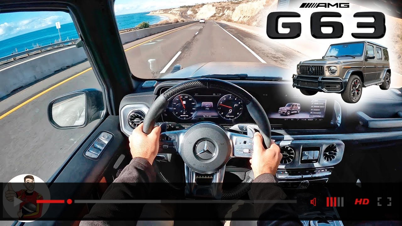 The 2022 Mercedes-AMG G63 is a 577-HP Intimidation Tactic (POV Drive Review)