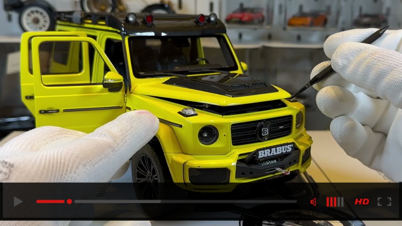 1:18 Mercedes AMG G63 2020 Brabus G Class Adventure Package by Almost Real [Unboxing]