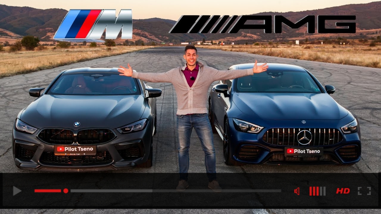 BMW M8 Competition vs Mercedes AMG GT63s DRAG RACE