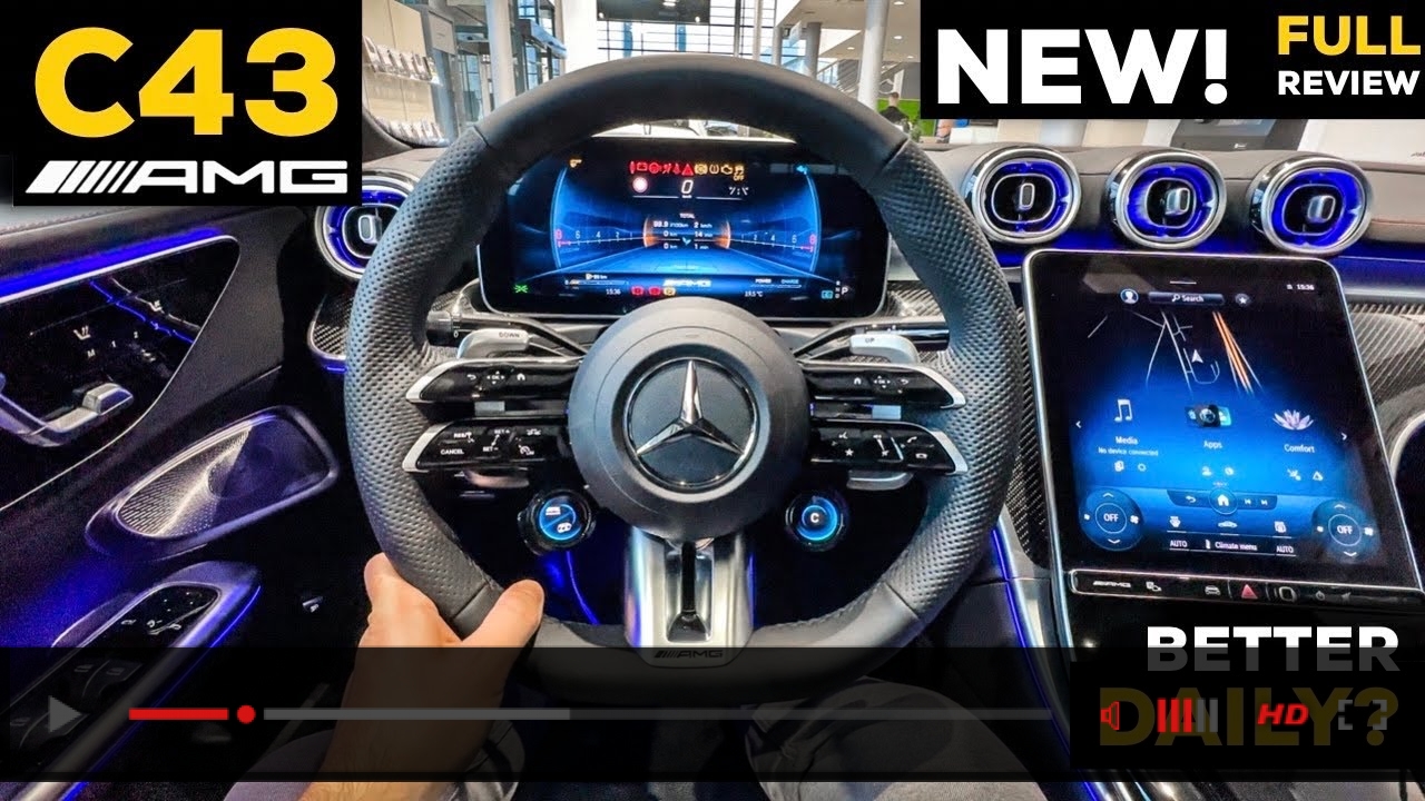 2023 MERCEDES AMG C43 Sedan ALL NEW! EVERYTHING YOU NEED TO KNOW! FULL In-Depth Review Interior