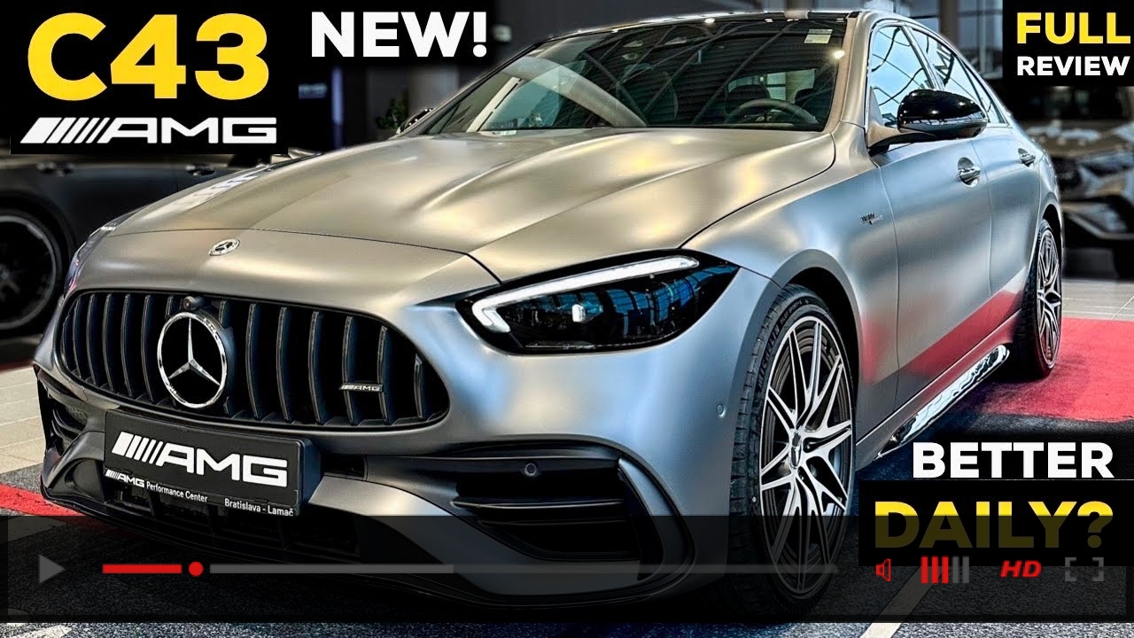 2023 MERCEDES AMG C43 Sedan ALL NEW BETTER DAILY?! FULL In-Depth Review Sound Exterior Interior