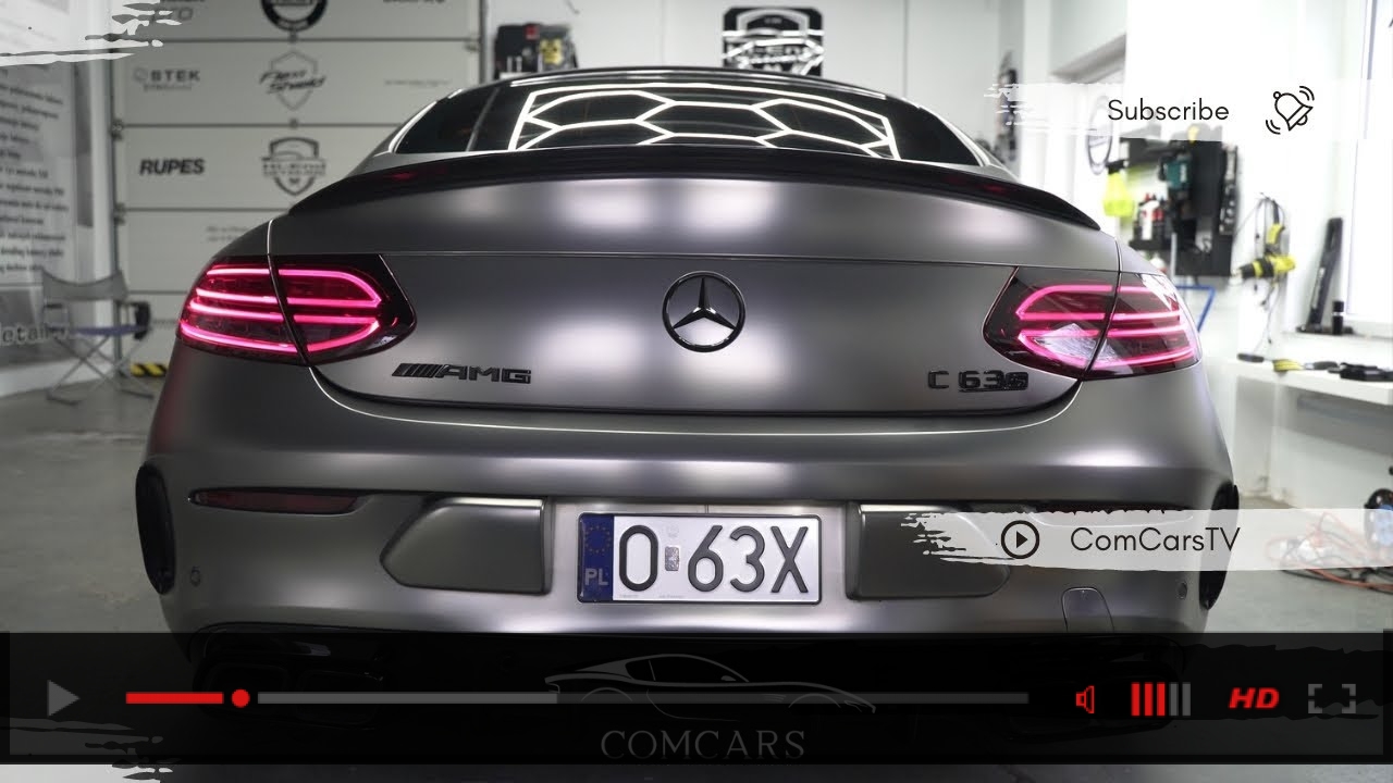 Mercedes C63S AMG Coupe Satin Chrom | Night Shadows