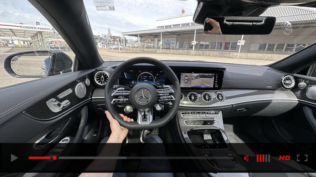 New Mercedes E-Class Coupe AMG E 53 2023 Test Drive POV