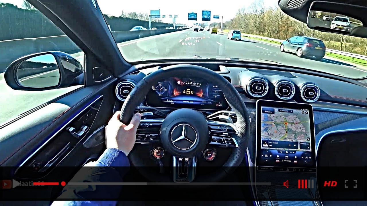 The New Mercedes C43 AMG 2023 Test Drive