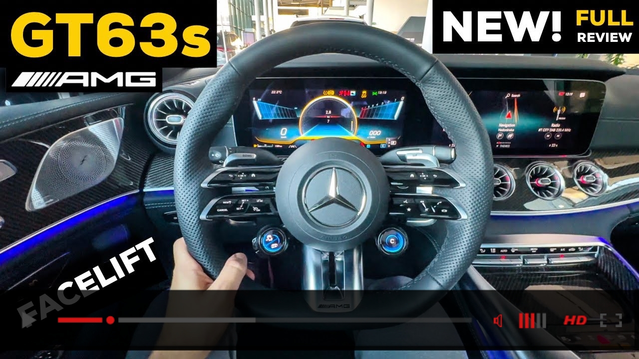 2023 Mercedes AMG GT 63 S 4 Door NEW FACELIFT BRUTAL Sound V8 FULL In-Depth Review