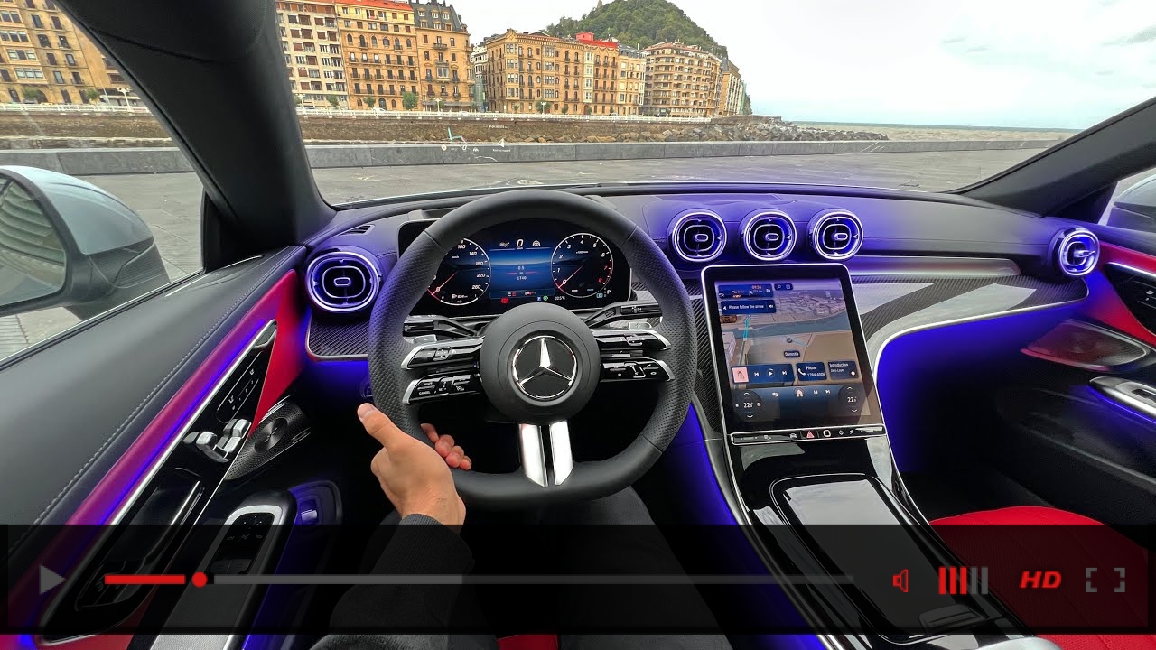 NEW 2024 Mercedes Benz CLE Coupe POV Drive! Interior Ambiente Review CLE450